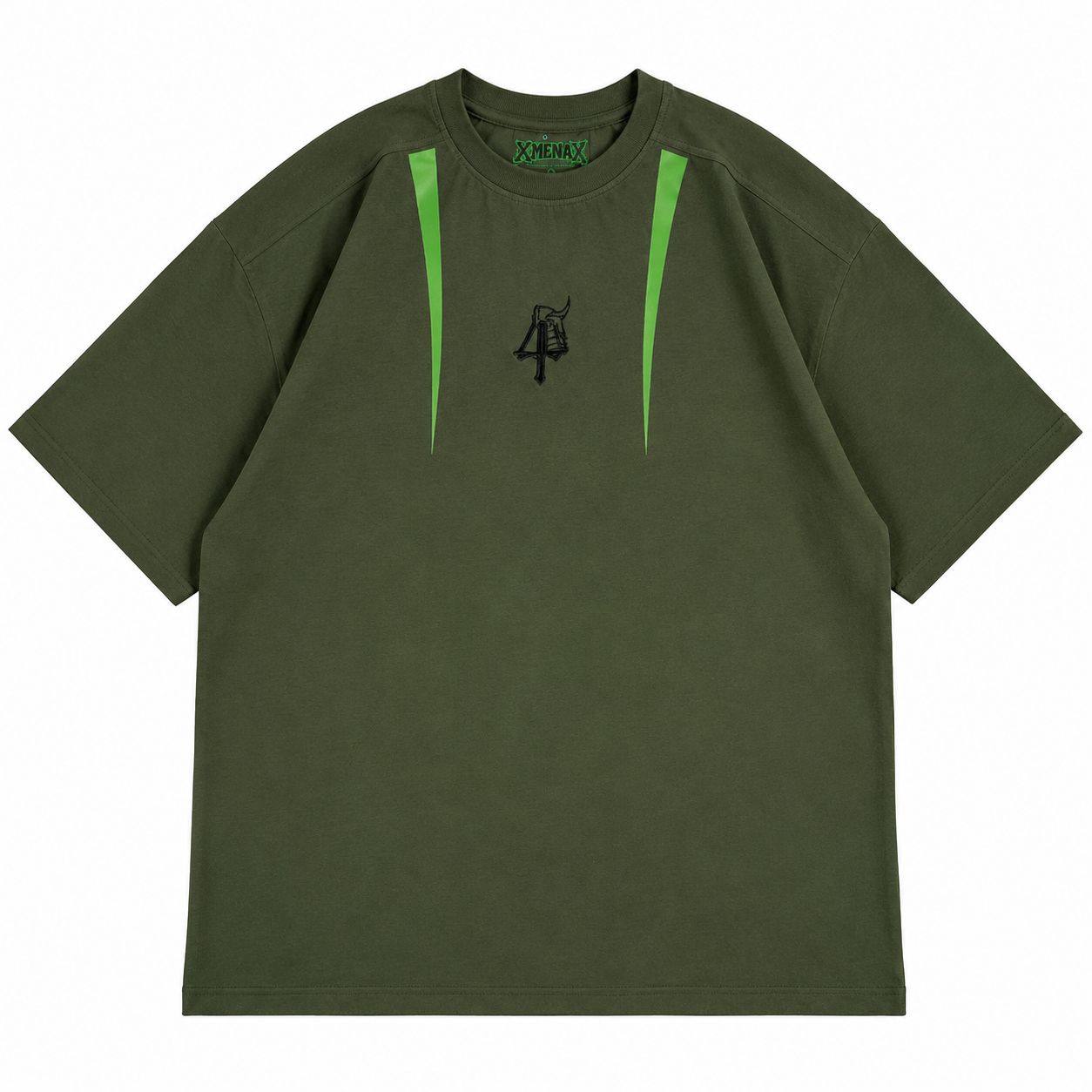 GREEN SCAR T-SHRIT